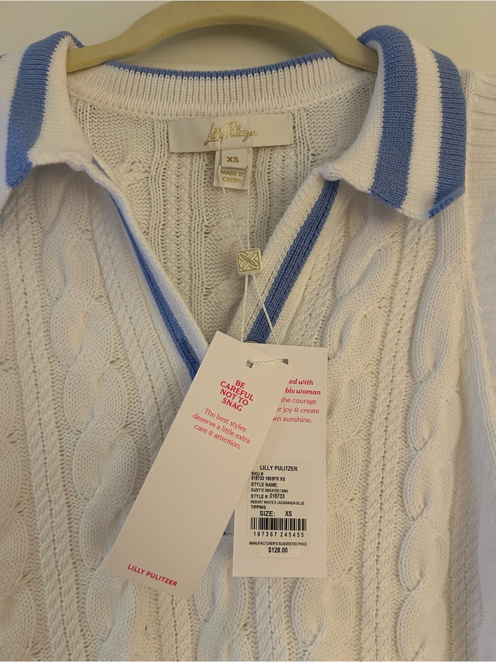 Lily Pulitzer Suzette Sweater Tank size xs - Picture 3 of 4